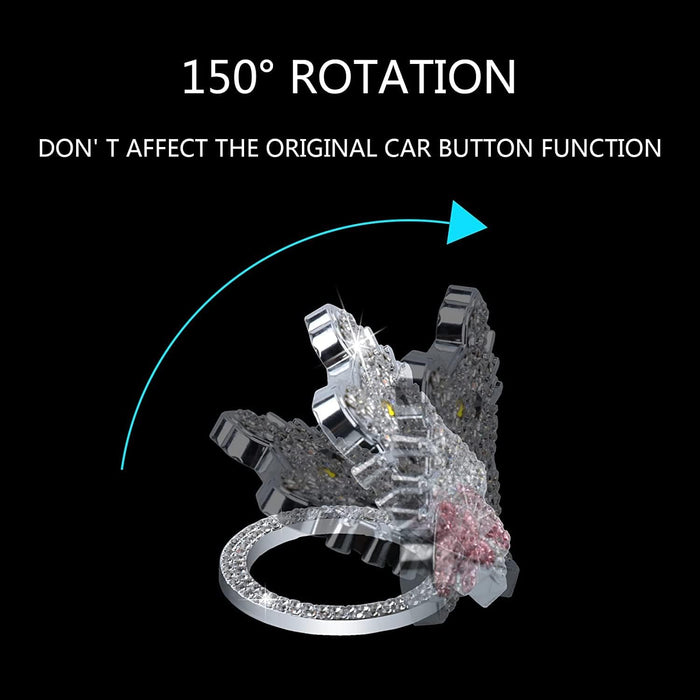 Bling Car Push to Start Button Cover Accessories