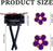 Air Vent Clips - 6 Pcs Daisy Flower