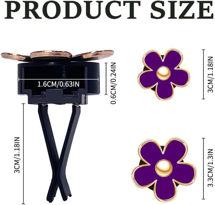 Air Vent Clips - 6 Pcs Daisy Flower