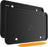 Silicone License Plate Frames Black