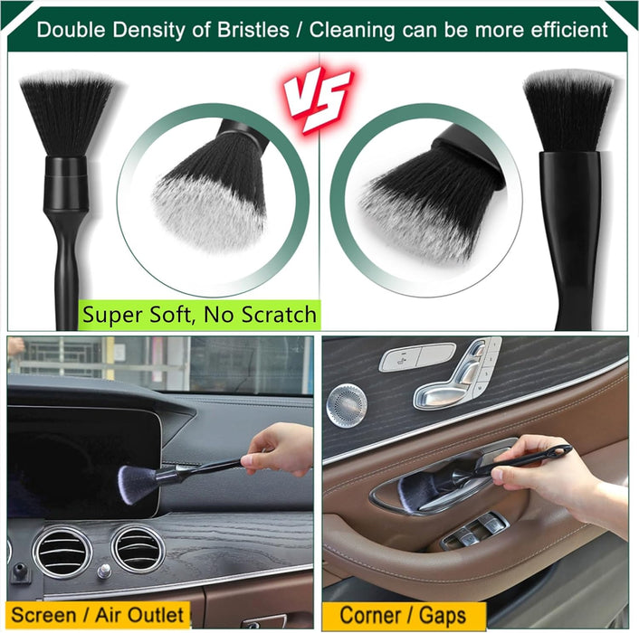 Car Interior Duster Detail Brush Cleaning Gel Kit