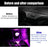 2 PCS USB LED Car Interior Atmosphere Lamp