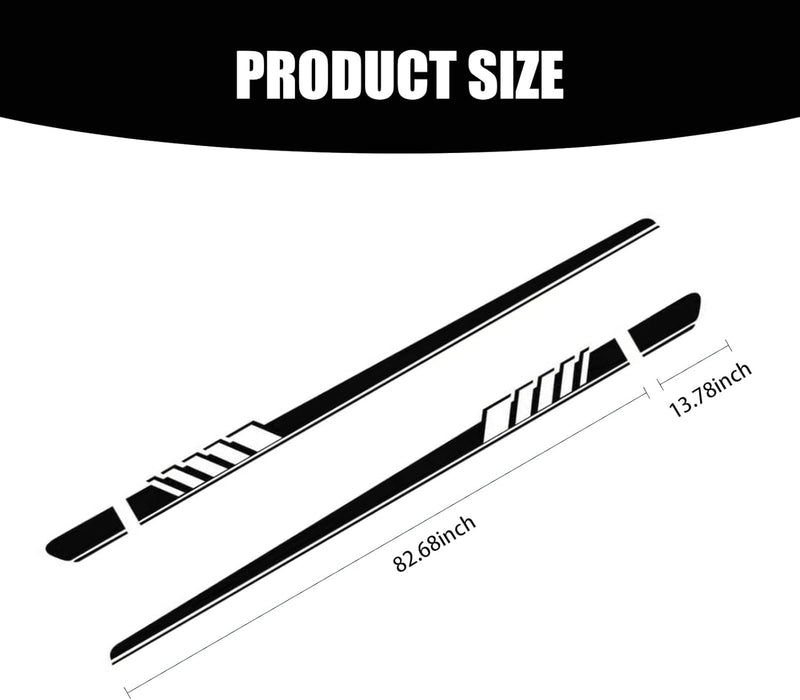 Pack-2 Car Side Body Decals