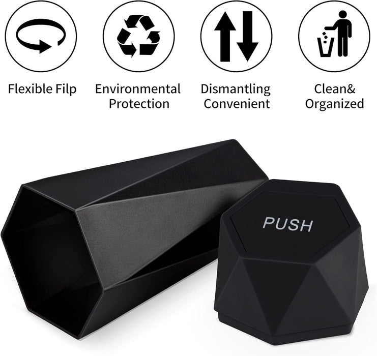 Car Trash Can with Lid