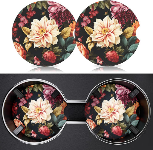 2 Pack Car Cup Holder Coasters