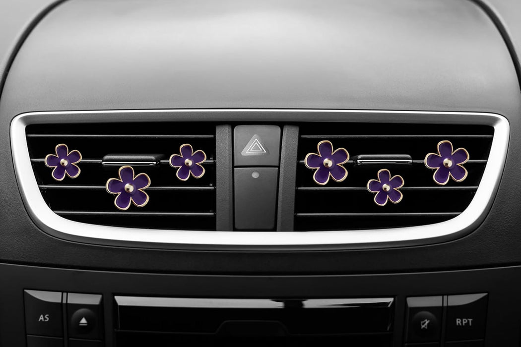 Air Vent Clips - 6 Pcs Daisy Flower