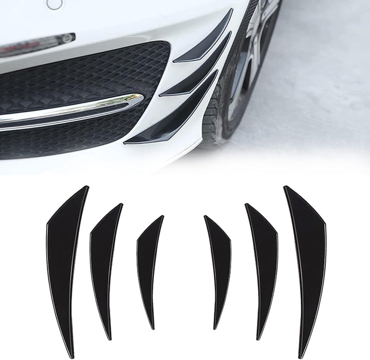 Pack-6 Car Spoiler Canards Kit