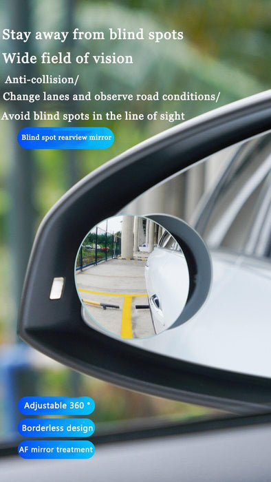 KARKOR Blind Spot Mirror round HD Glass