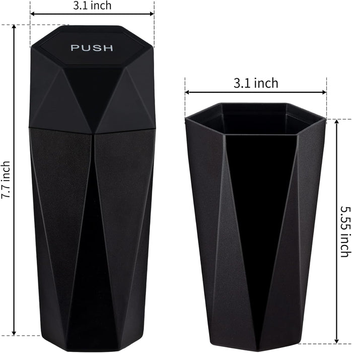Car Trash Can with Lid