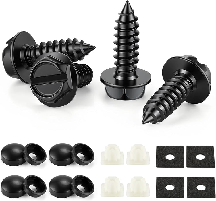 Rustproof License Plate Screws 