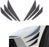 6 PCS Car Spoiler Canards Kit