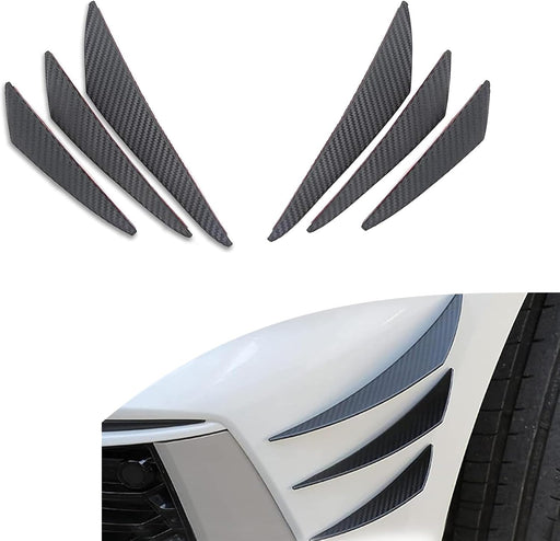 6 PCS Car Spoiler Canards Kit