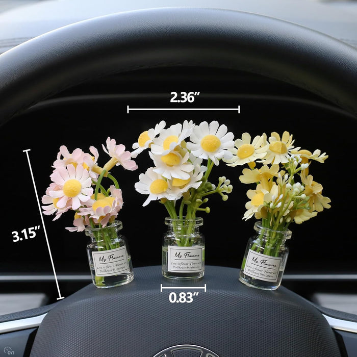 Daisy Flower Car Accessories 