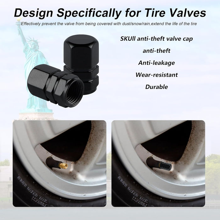 Aluminum Tire Stem Valve Caps 