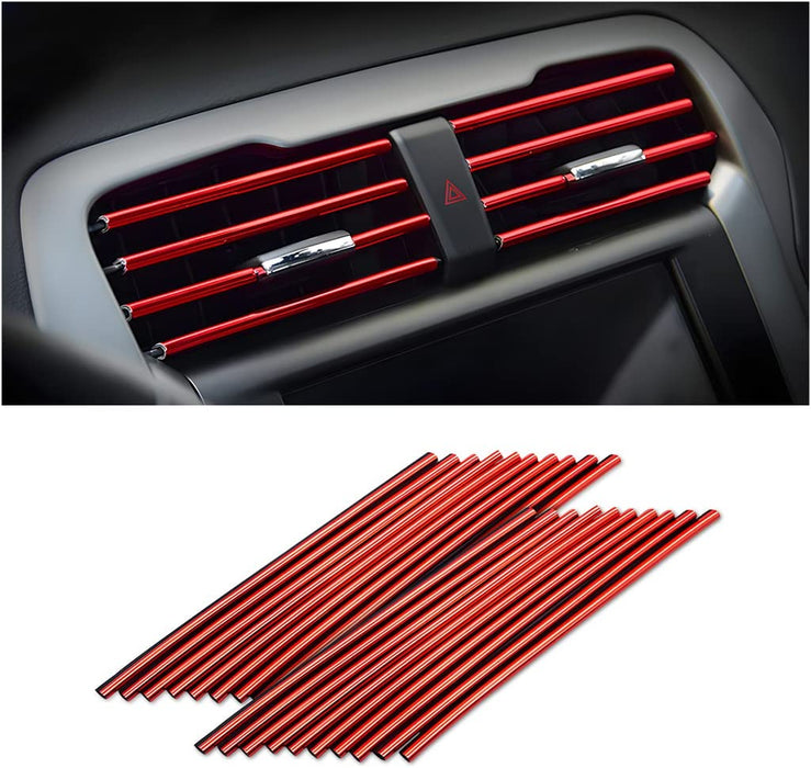 20 Pieces Car Air Conditioner Decoration Strip