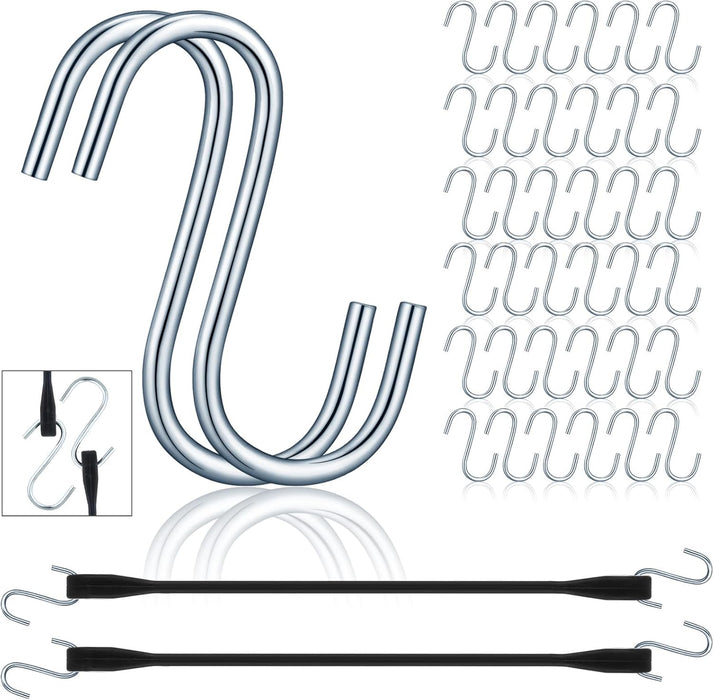 50 Pcs Bungee Cord S Hooks Bulk Rust