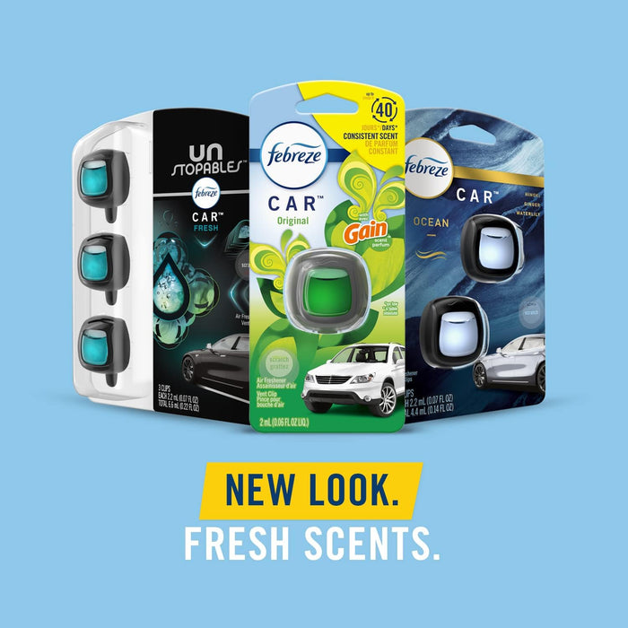 Car Vent Clip, Downy Calm Scent, 2 Count, 0.13 Oz Total