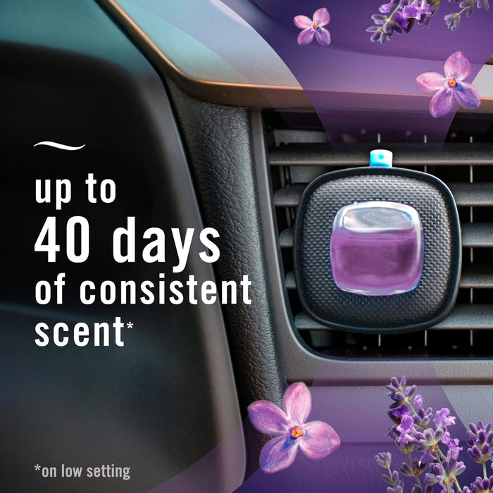 Car Vent Clip, Downy Calm Scent, 2 Count, 0.13 Oz Total