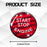 Car Push Start Button Cover Carbon Fiber Engine Stop