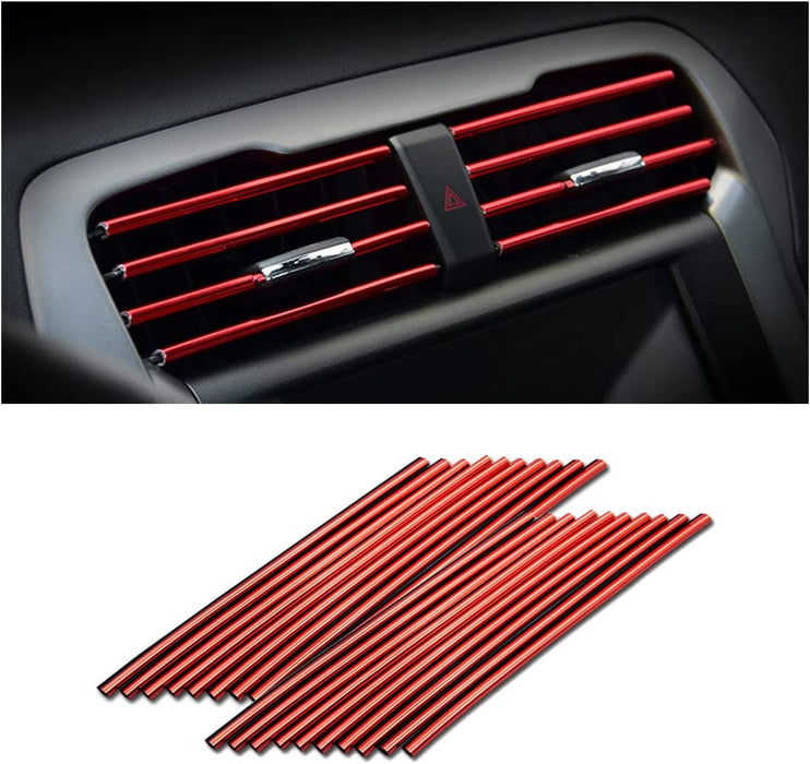 20 Pieces Car Air Conditioner Decoration Strip