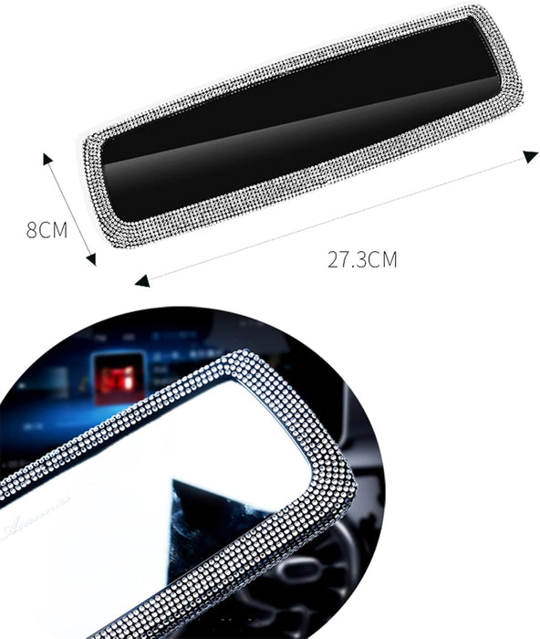 2 Packs Bling Bling Car Rear View Mirror 