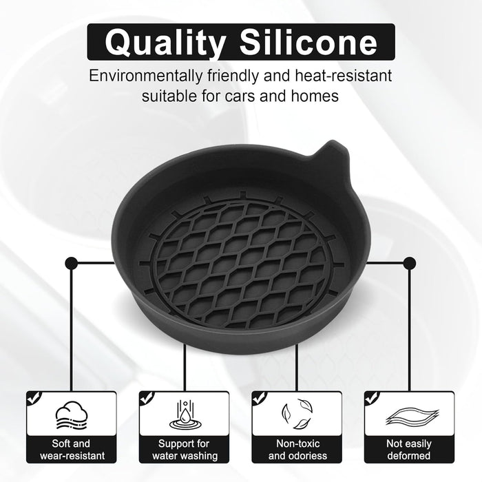 Car Cup Holder Coaster, Silicone Cup Holder