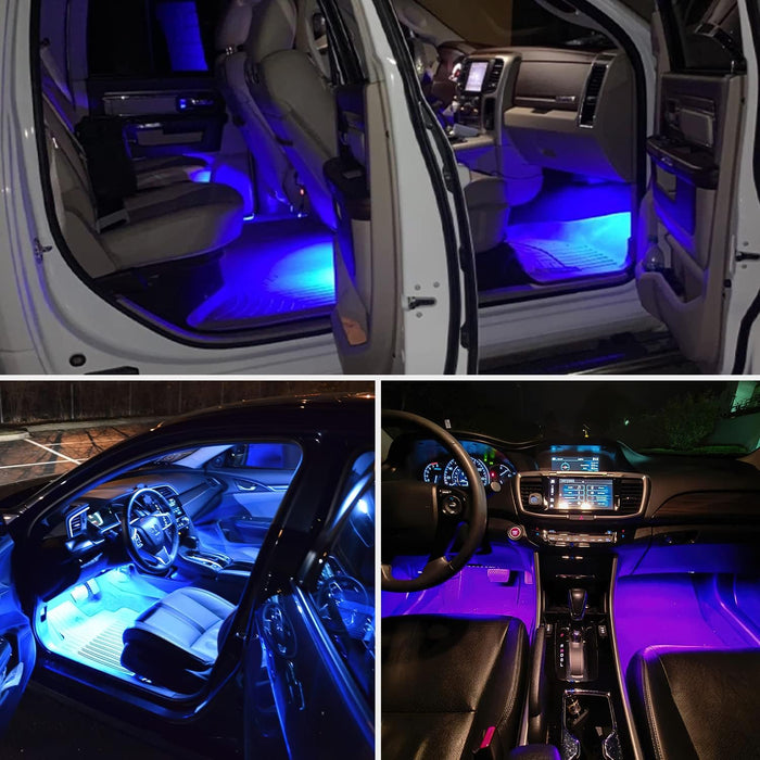 4PCS USB Interior Car Lights 48 Leds
