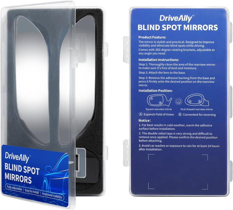 2 PCS Car Blind Spot Mirror