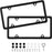 2 Pack Black License Plate Frames