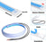 Car LED Strip Lights, 2Pcs 24 Inch Flexible