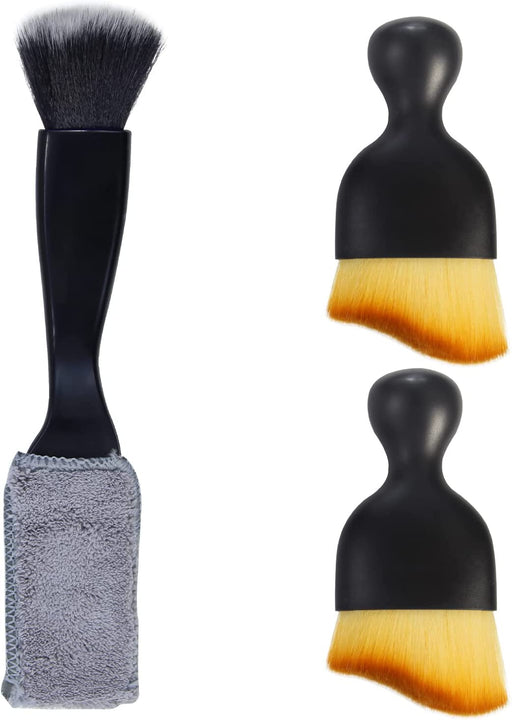 3 PCS Car Interior Detail Dust Brush
