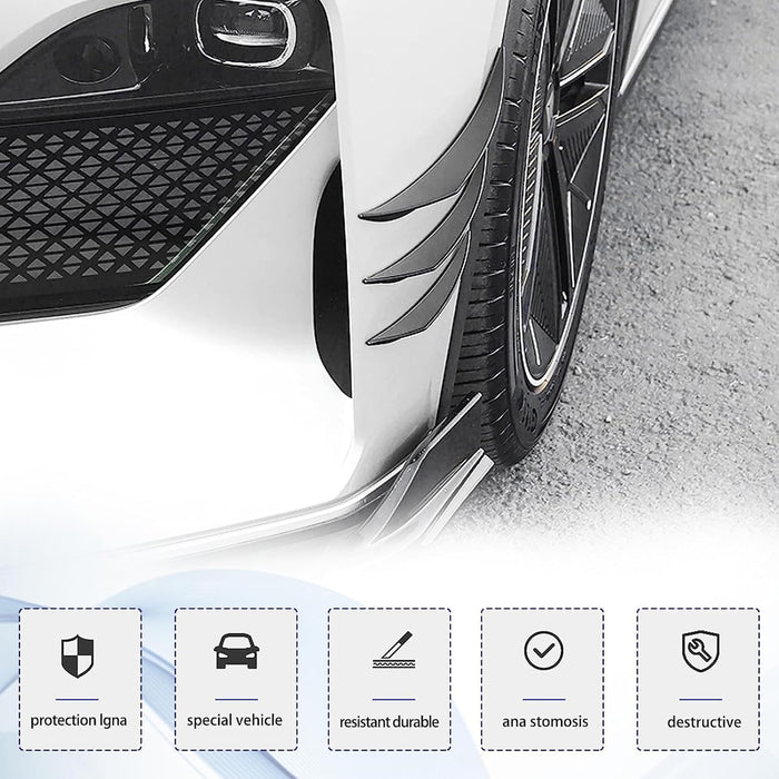 Pack-6 Car Spoiler Canards Kit