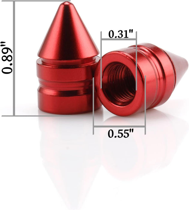 Car Tire Valve Caps, 4 Pieces 