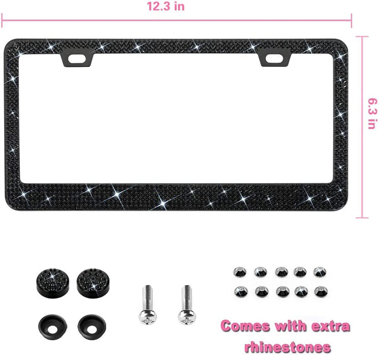 Bling License Plate Frame for Women