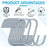 50 Pcs Bungee Cord S Hooks Bulk Rust