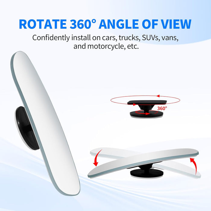 2 PCS Car Blind Spot Mirror