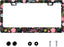 Floral License Plate Frame Beautiful Flower