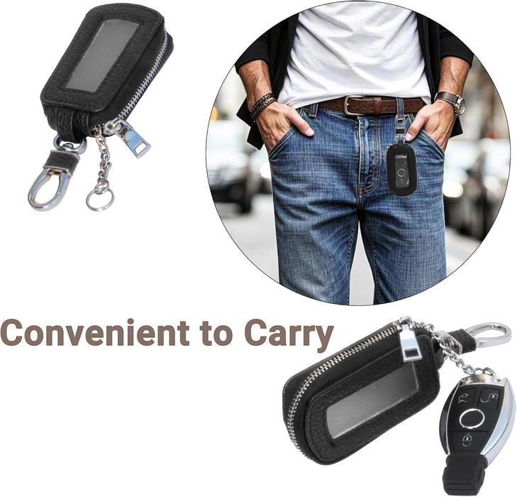 Premium Leather Key Fob Case 