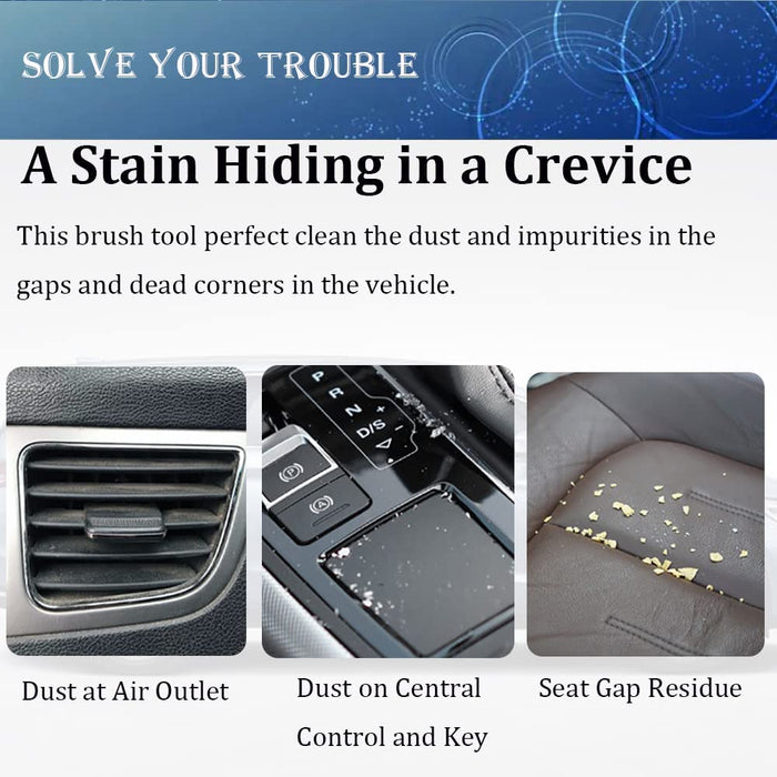 Double Head Brush for Car Clean 1Pack