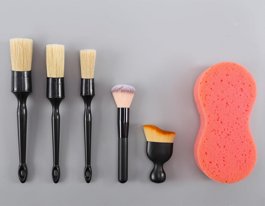 6PCS Car Detailing Brush Set