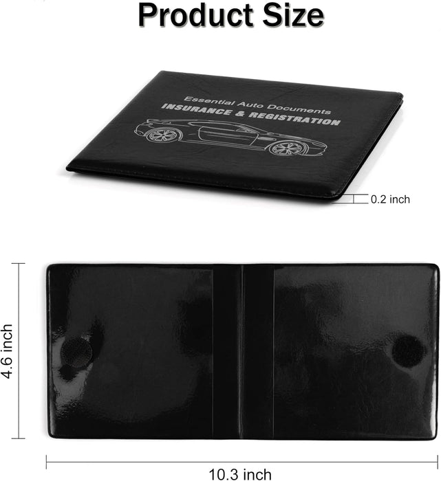 Car Registration and Insurance Card Holder