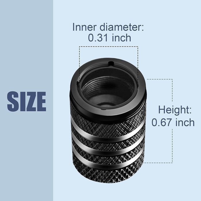 Tire Valve Stem Cap Cover - (5 Pack)