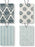 Blue Boho Car Air Freshener 4 Pcs