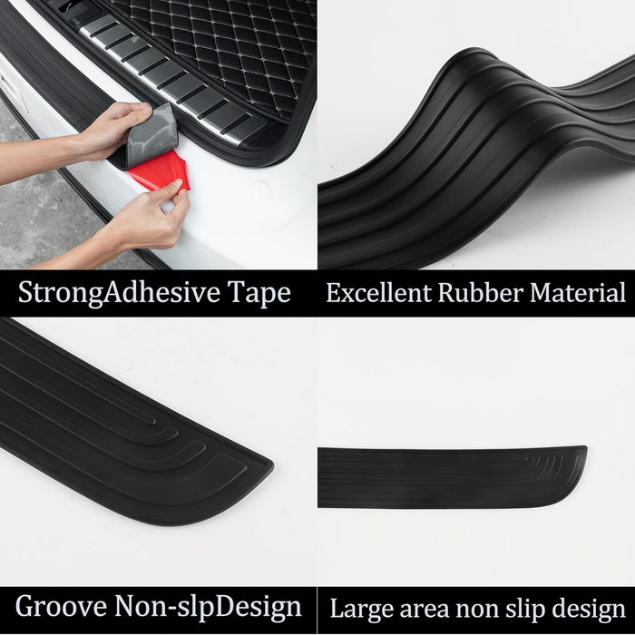 Car Rear Bumper Protector, 33.07Inch X2.75Inch