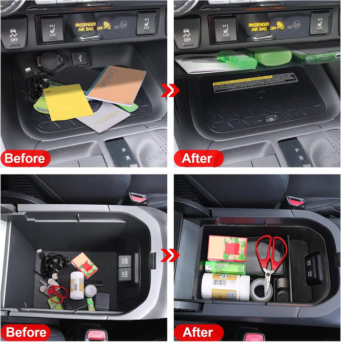 Upgraded Center Console Organizer Compatible