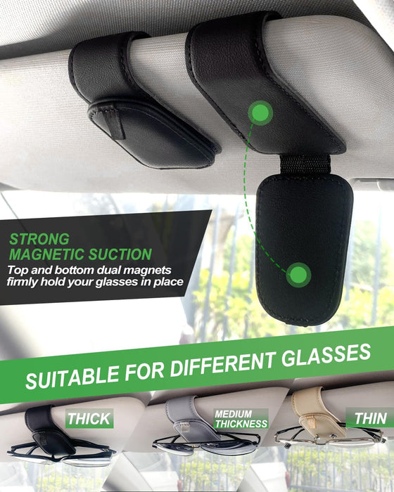 Sunglass Holder for Car, 2 Pack Car