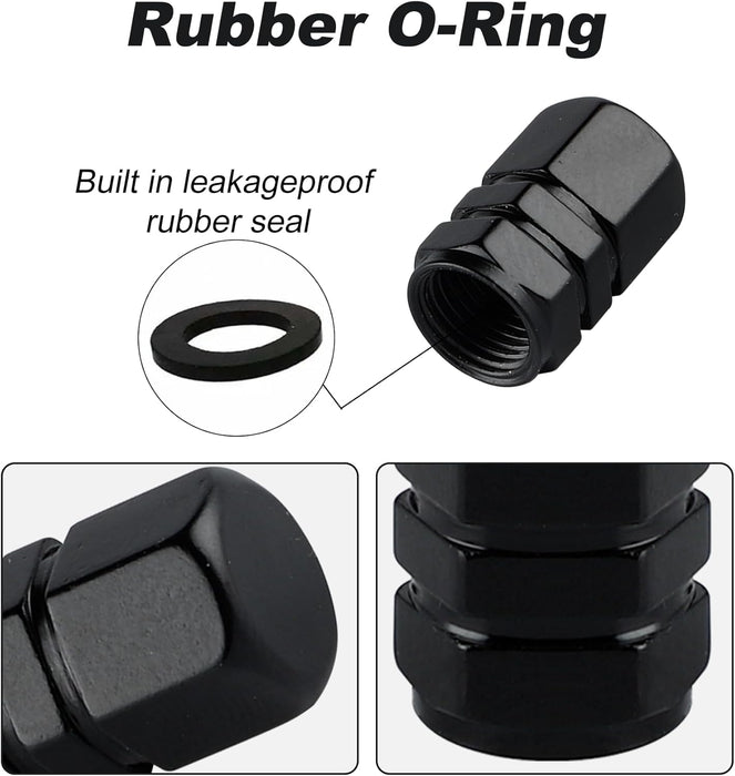 Aluminum Tire Stem Valve Caps 