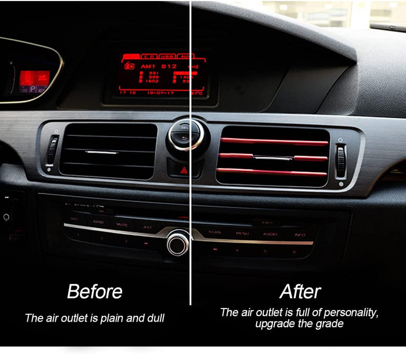 20 Pieces Car Air Conditioner Decoration Strip