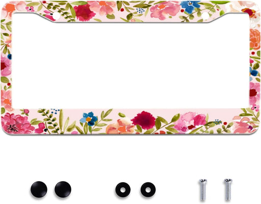 Personalise Artistic Flower Pink License