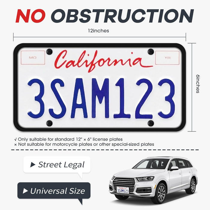 Silicone License Plate Frames